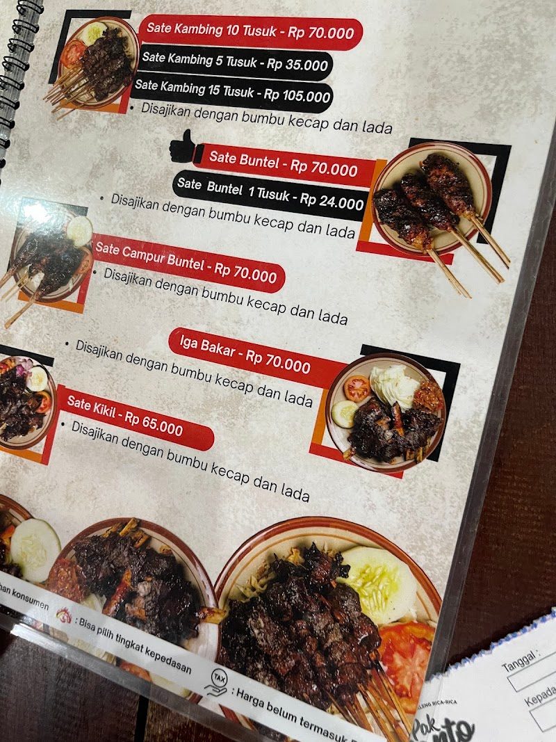 Sate Kambing Pak Manto