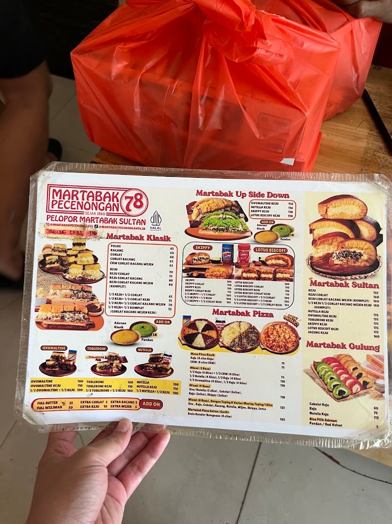 Martabak Pecenongan 78, Embong Malang
