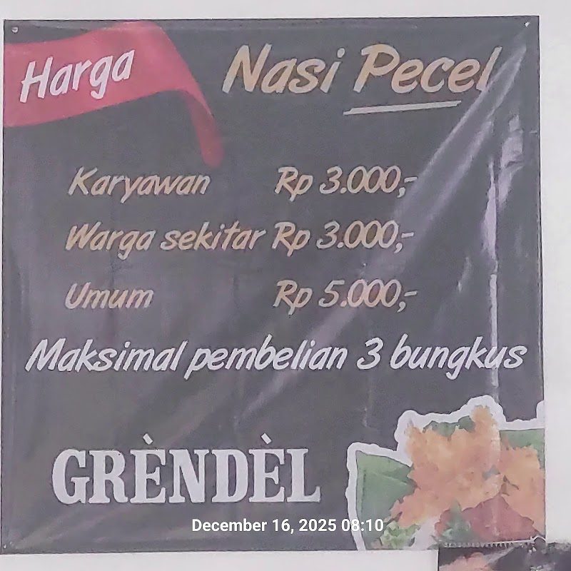 Nasi Pecel 313, Pandanwangi