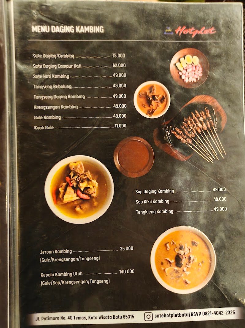 Warung Sate Hotplet Batu