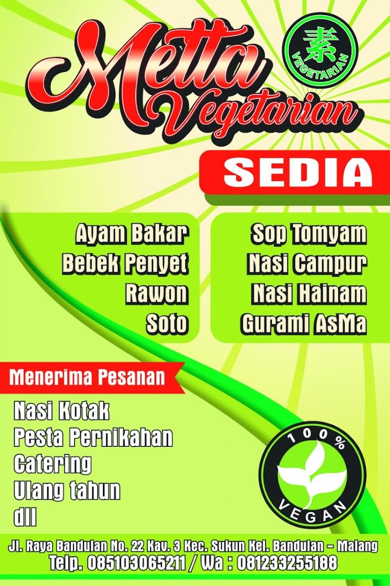 Metta Vegetarian, Sukun
